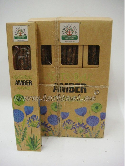 Incienso Orkay Namaste Natural Ambar (12x33gr)